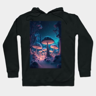 Mushroom Winter Wonderland #5 Hoodie